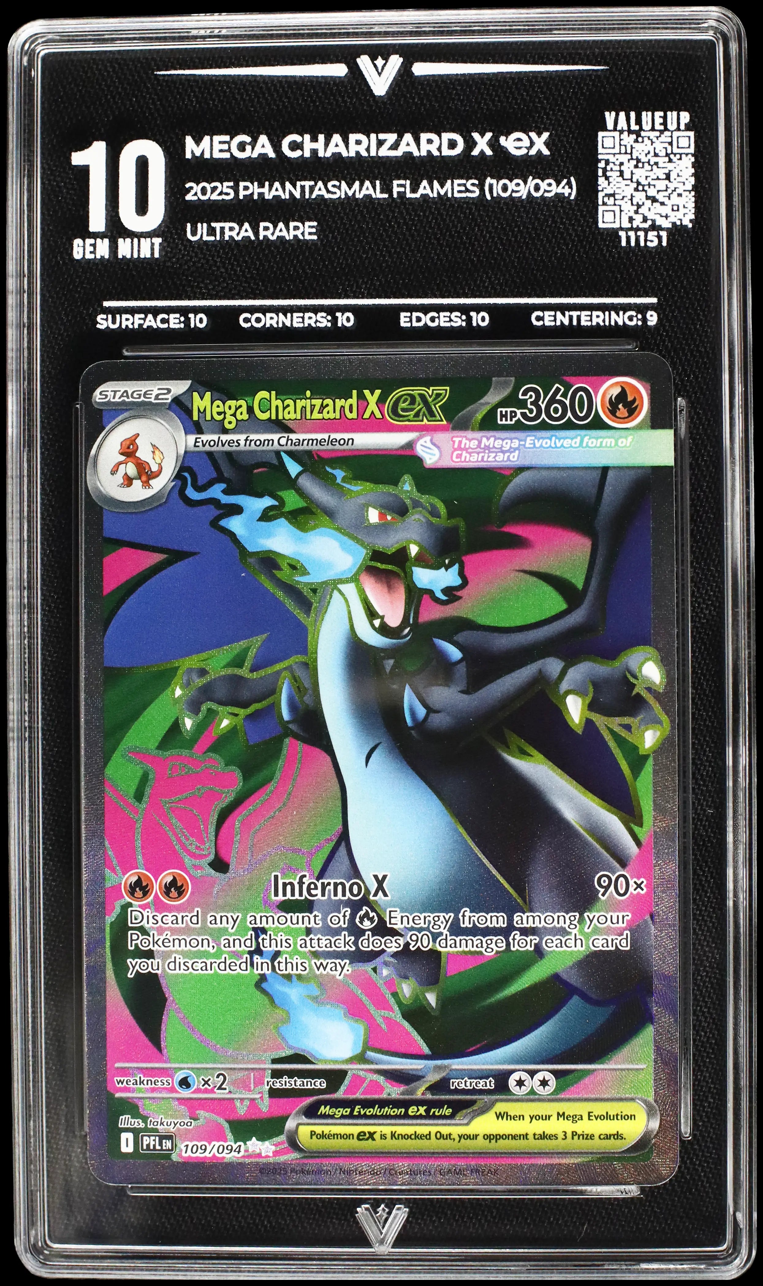 11151 Mega Charizard X EX