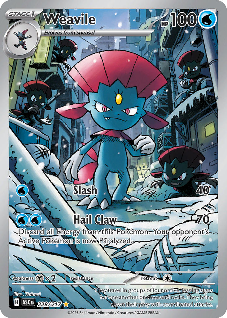 Weavile 228/217