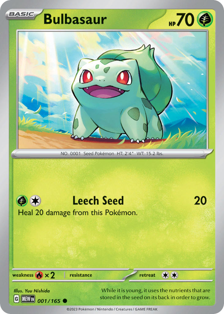 Bulbasaur 001/165