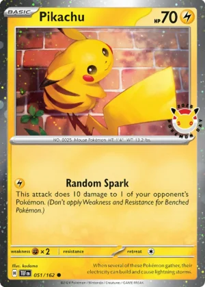 Pikachu 051/162 (Pokemon Day 2026)